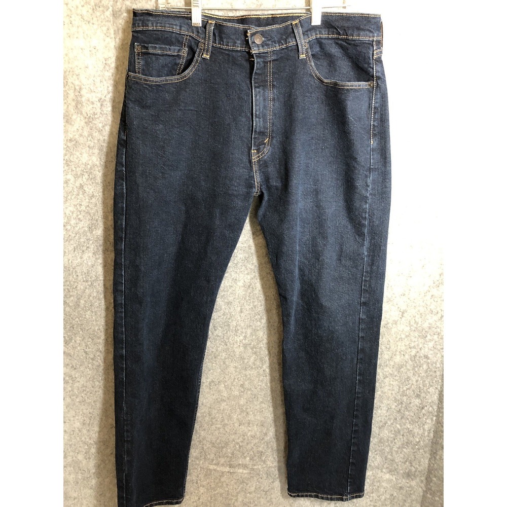 Levis 505 Jeans Men 36x31 Blue Dark Wash Regular Fit Tag 36x32